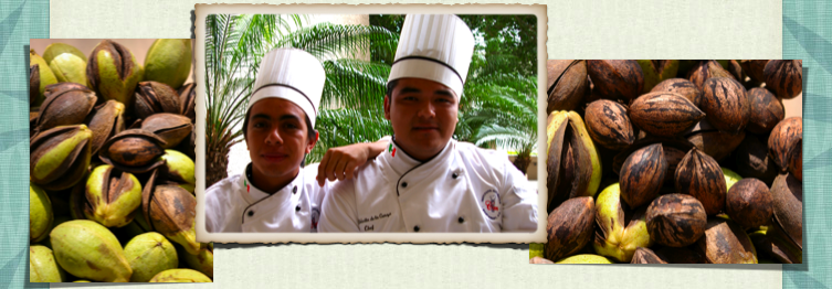 Oscar and Angel, two Hope Program students, who recently graduated from culinary school